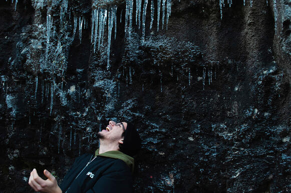 Hiking with my roommates